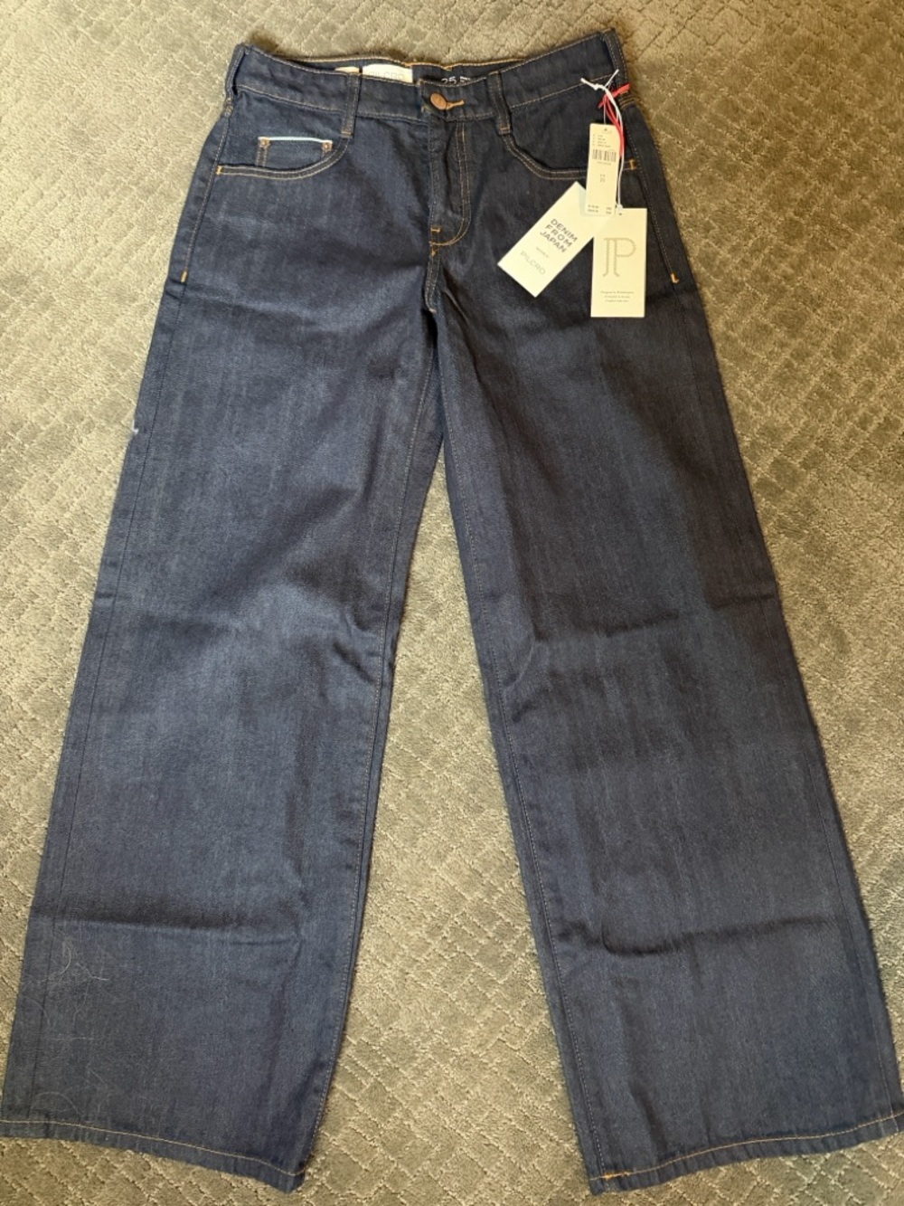 Pilcro Japanese Low-Rise Wide-Leg Jeans